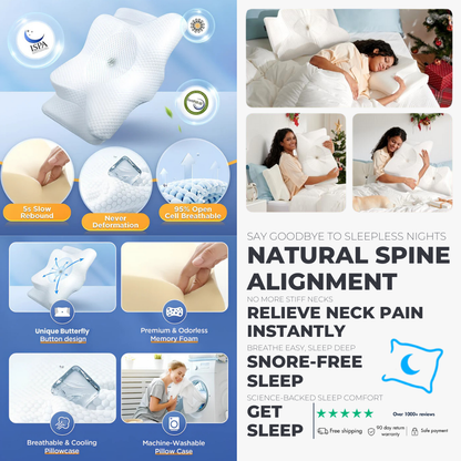 Neckura® Orthopedic Pain Relief Pillow